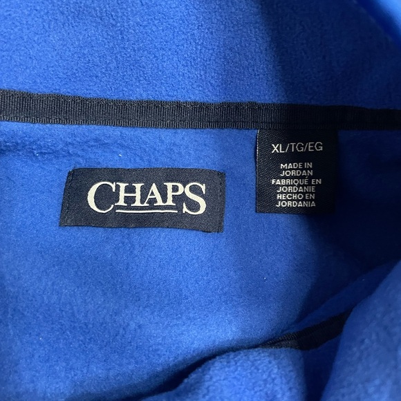 Chaps Men's Sleeveless Fleece Vest Full Zip XL - Picture 4 of 13